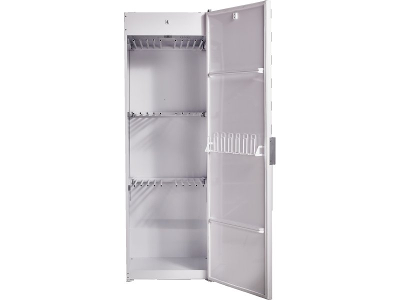 Asko DC7774V.W открытый паровой шкаф &mdash; металлические направляющие полки и система паровой обработки внутри