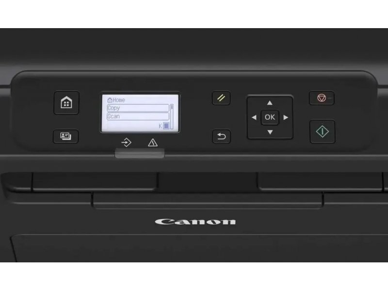 Canon i-Sensys MF272dw — панель управления с монохромным ЖК-дисплеем крупным планом