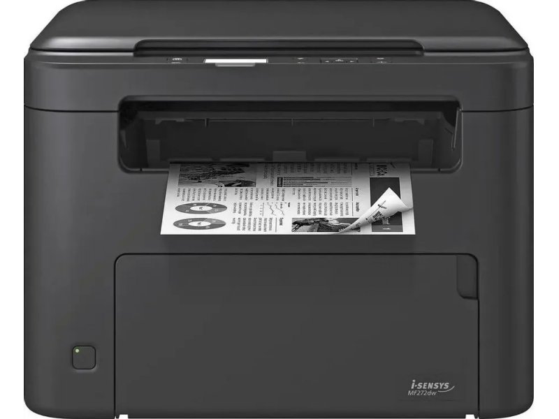 Canon i-Sensys MF272dw — вид сверху, открытая крышка сканера