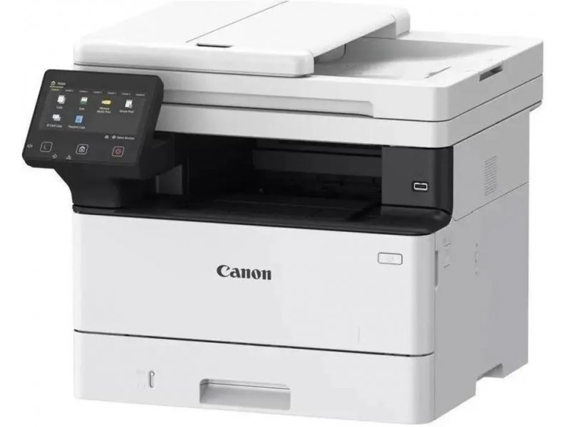 Canon i-Sensys MF461DW общий вид — настольное ч/б лазерное МФУ A4 с АПД и сенсорным дисплеем