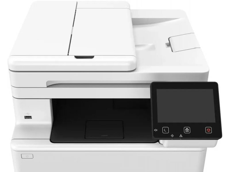 Canon i-SENSYS MF667Cdw — задняя панель с портами Gigabit Ethernet и USB