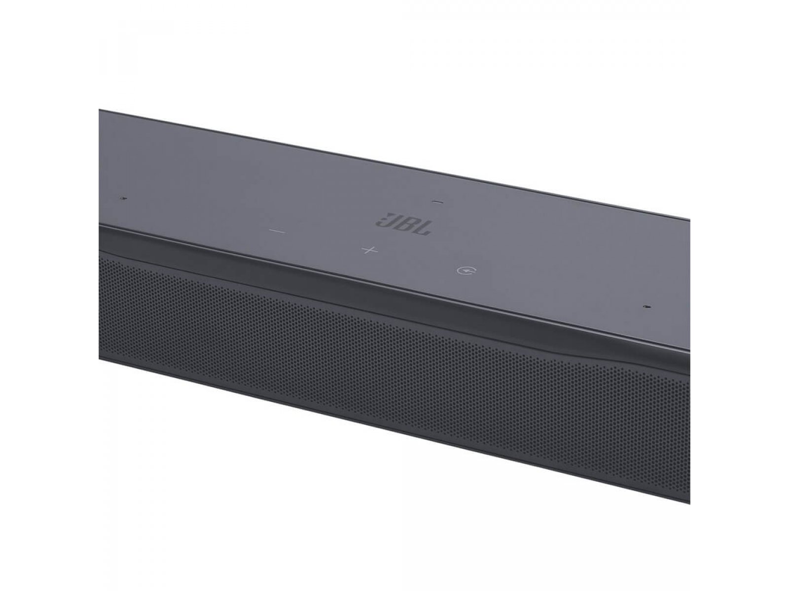 JBL Bar 500 MK2 — передняя панель с логотипом JBL и сеткой динамиков