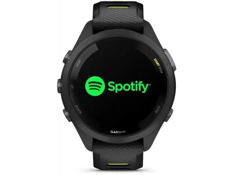 Garmin Forerunner 265S — интеграция со Spotify: управление музыкой прямо с циферблата