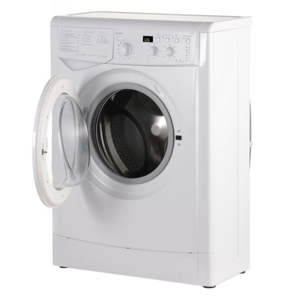 Indesit IWUD 4105 открытая дверца люк диаметр 30 см доступ к барабану