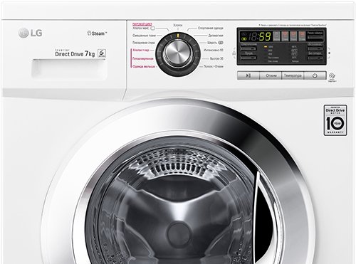 LG F12M7HDS3 панель управления цифровой дисплей ручка выбора программ