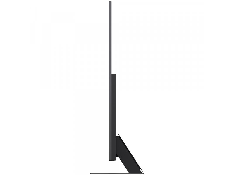 LG 86MRGB86B — тонкий корпус и крепление подставки, детальный вид
