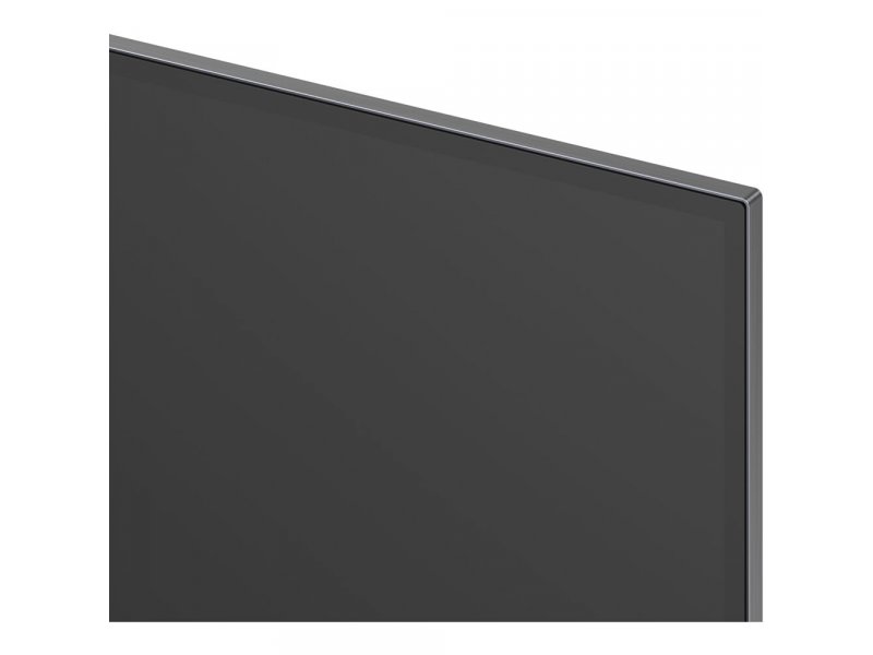 LG OLED42C6RLA край корпуса крупным планом &mdash; тонкое металлическое обрамление экрана, качество отделки
