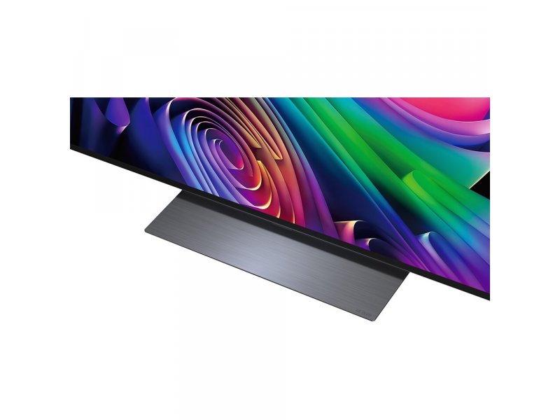 LG OLED65C6RLA крупный план подставки &mdash; конструкция крепления нижней части 65-дюймового экрана