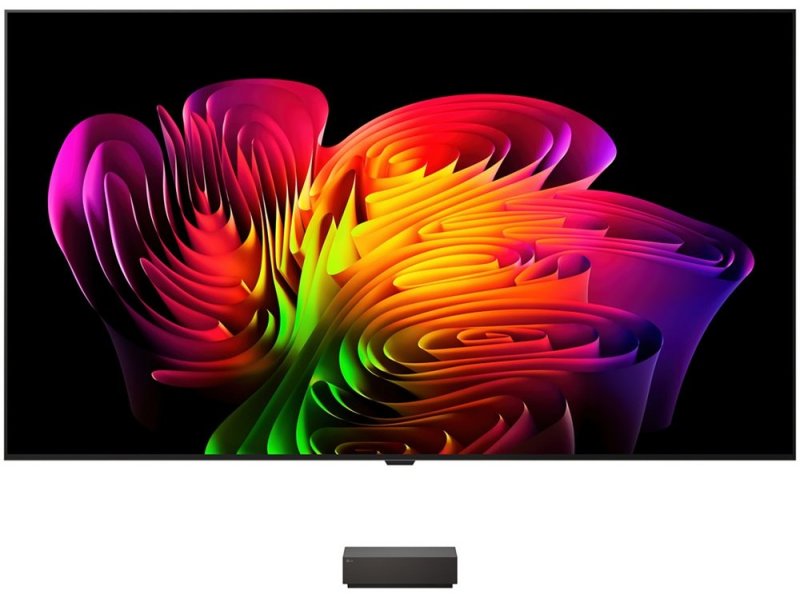 LG OLED83W69RLA 83 дюйма &mdash; OLED evo панель с абстрактным тестовым изображением