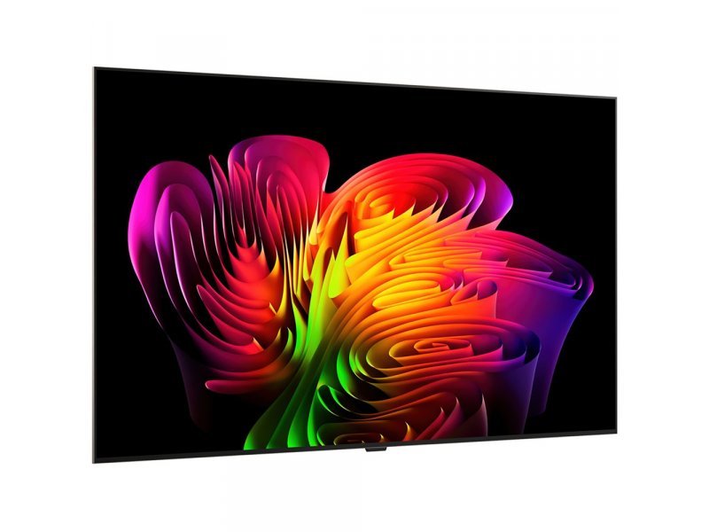 LG OLED83W69RLA под углом 45 градусов &mdash; тонкий профиль корпуса и минималистичный дизайн