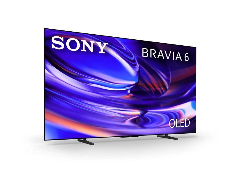 Sony K-55A60 угловой вид — тонкий профиль корпуса OLED 4 см