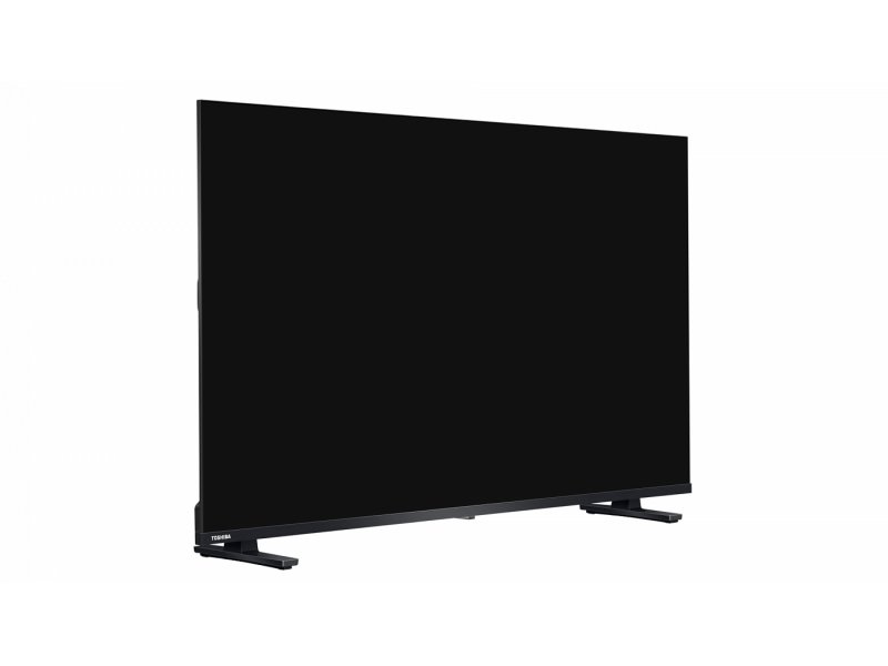 Toshiba 40V37SE боковой профиль слева — конструкция подставки и корпуса