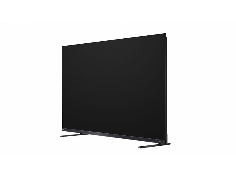 Toshiba 75Z770RE левый профиль — тонкий край панели и компактная подставка