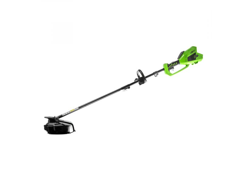 Greenworks GD40BC аккумуляторный триммер с бесщёточным двигателем и металлическим ножом