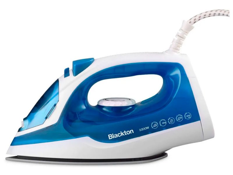 Blackton BT SI2111 белый синий — вид спереди, керамическая подошва, шнур питания