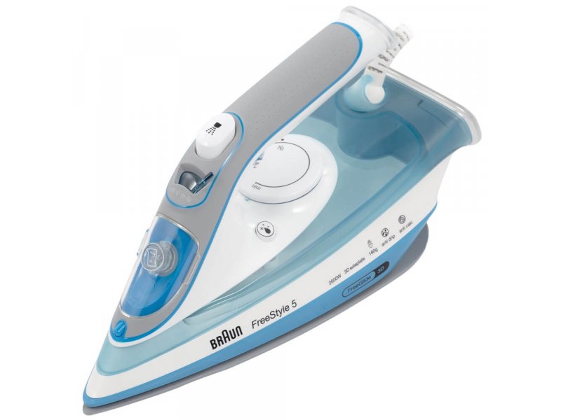 Braun SI5006BL голубой паровой утюг с керамической подошвой 2600 Вт