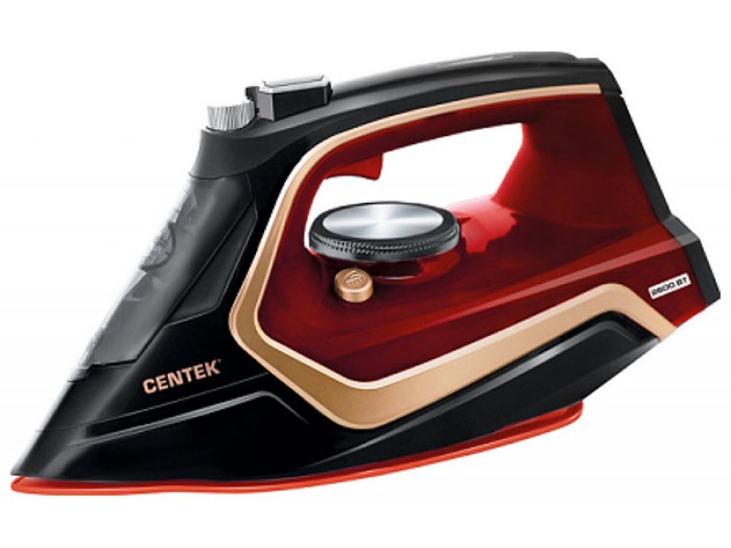 Centek CT-2313 Red паровой утюг с керамической подошвой красный 2600 Вт
