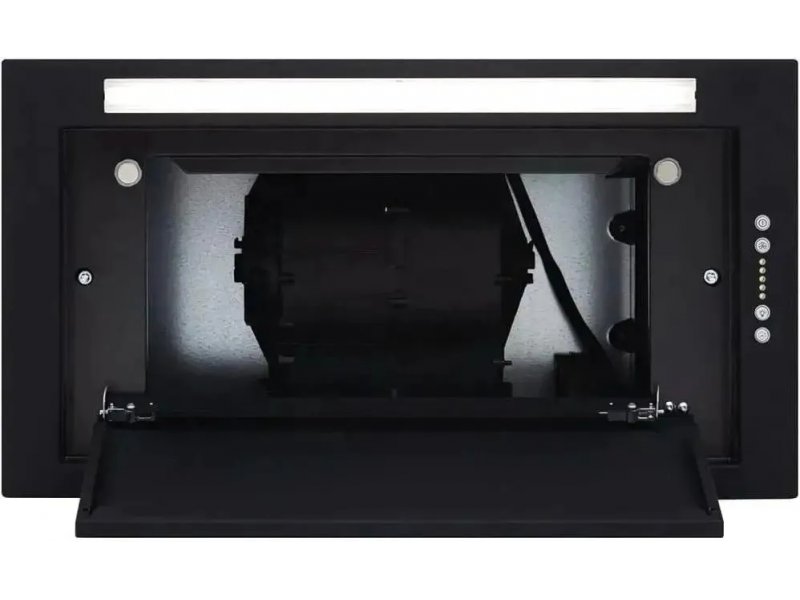 Elica Lane Sensor BLMAT/A/52 — внутренний вид, мотор и механизм выдвижного экрана