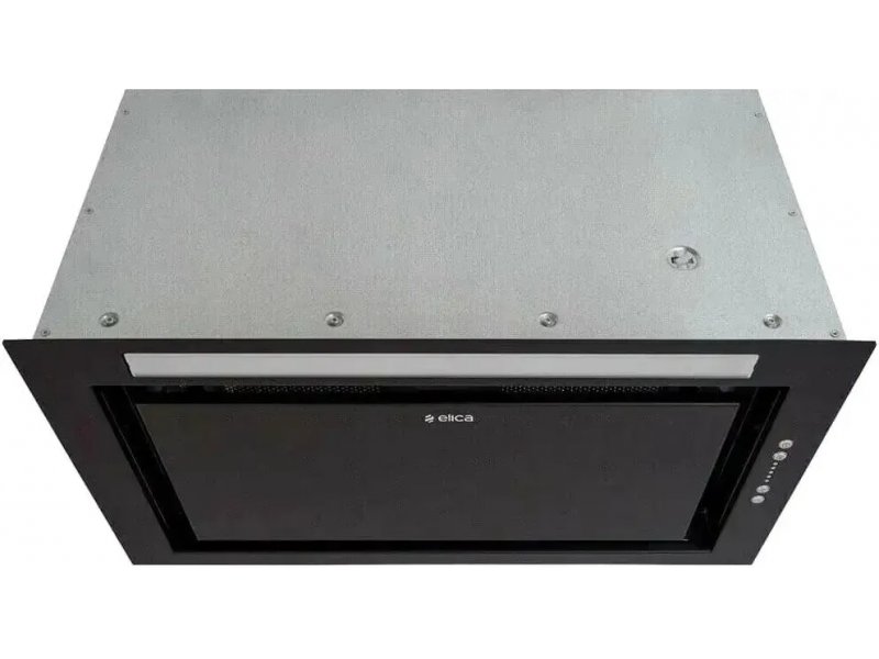 Elica Lane Sensor BLMAT/A/52 встраиваемая вытяжка — вид сверху, металлическая крышка и крепёжные отверстия
