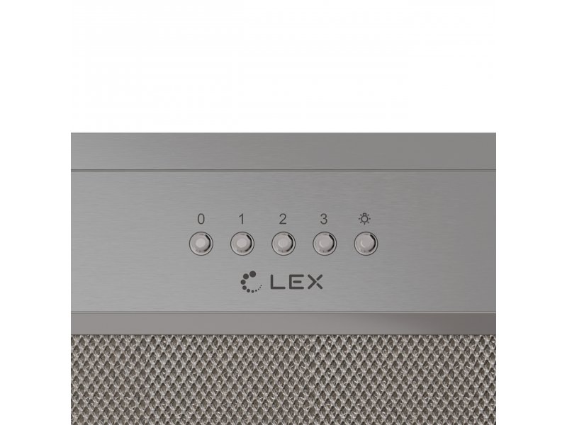 LEX Hyper 600 IX кнопочное управление — пять круглых кнопок переключения скоростей и освещения, нержавеющая сталь
