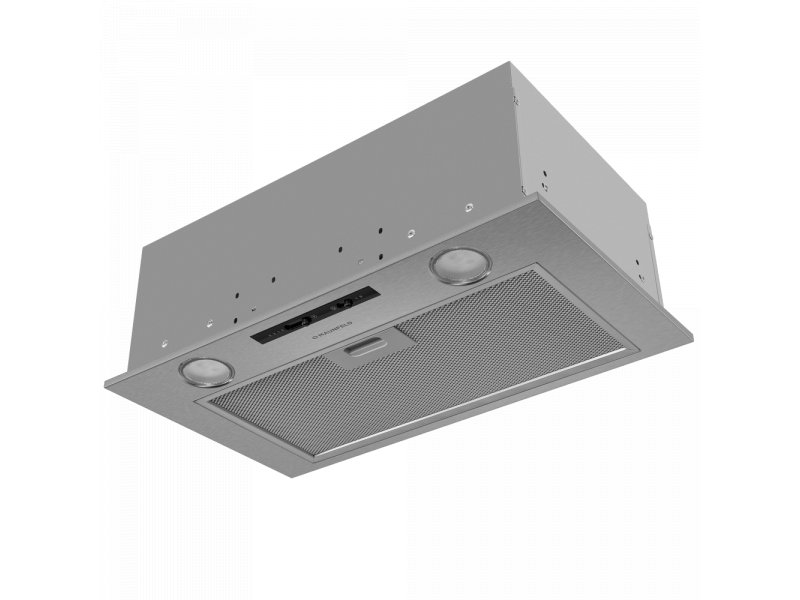 Maunfeld Crosby Light 5028 серебристый &mdash; встраиваемая вытяжка, общий вид металлического корпуса