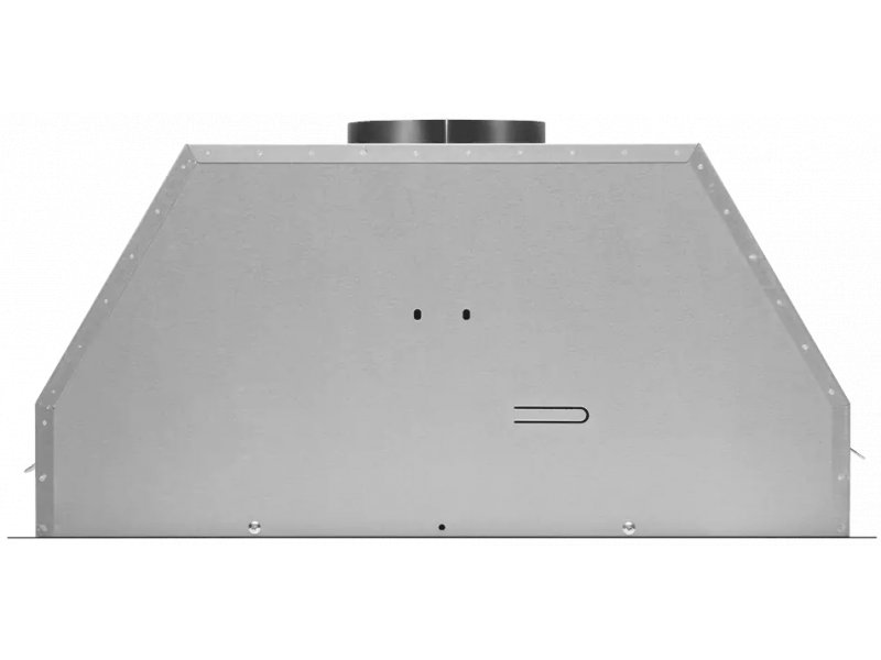 Maunfeld Vivid 603EM &mdash; вид сзади с круглыми воздуховодами и монтажными отверстиями по контуру