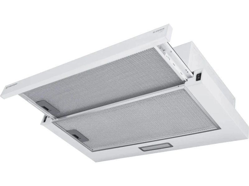 Meferi Light SlideBox60WH встраиваемая вытяжка с выдвижной панелью и двухуровневой фильтрацией