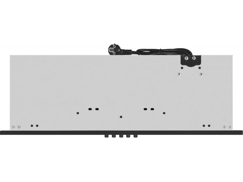 Meferi Power SmartBox52BK вид сзади монтажные отверстия электрический кабель с вилкой крепёжные элементы