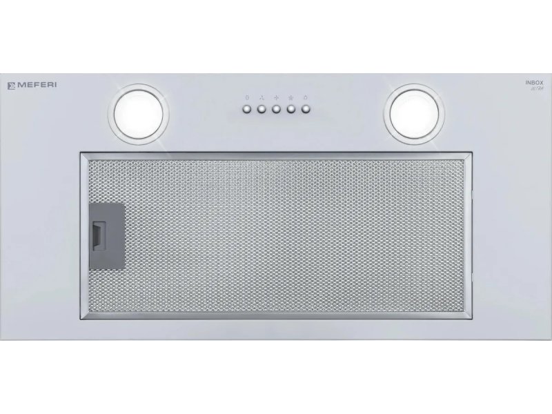 Meferi Ultra InBox60WH открытый металлический жировой фильтр — доступ для снятия и промывки