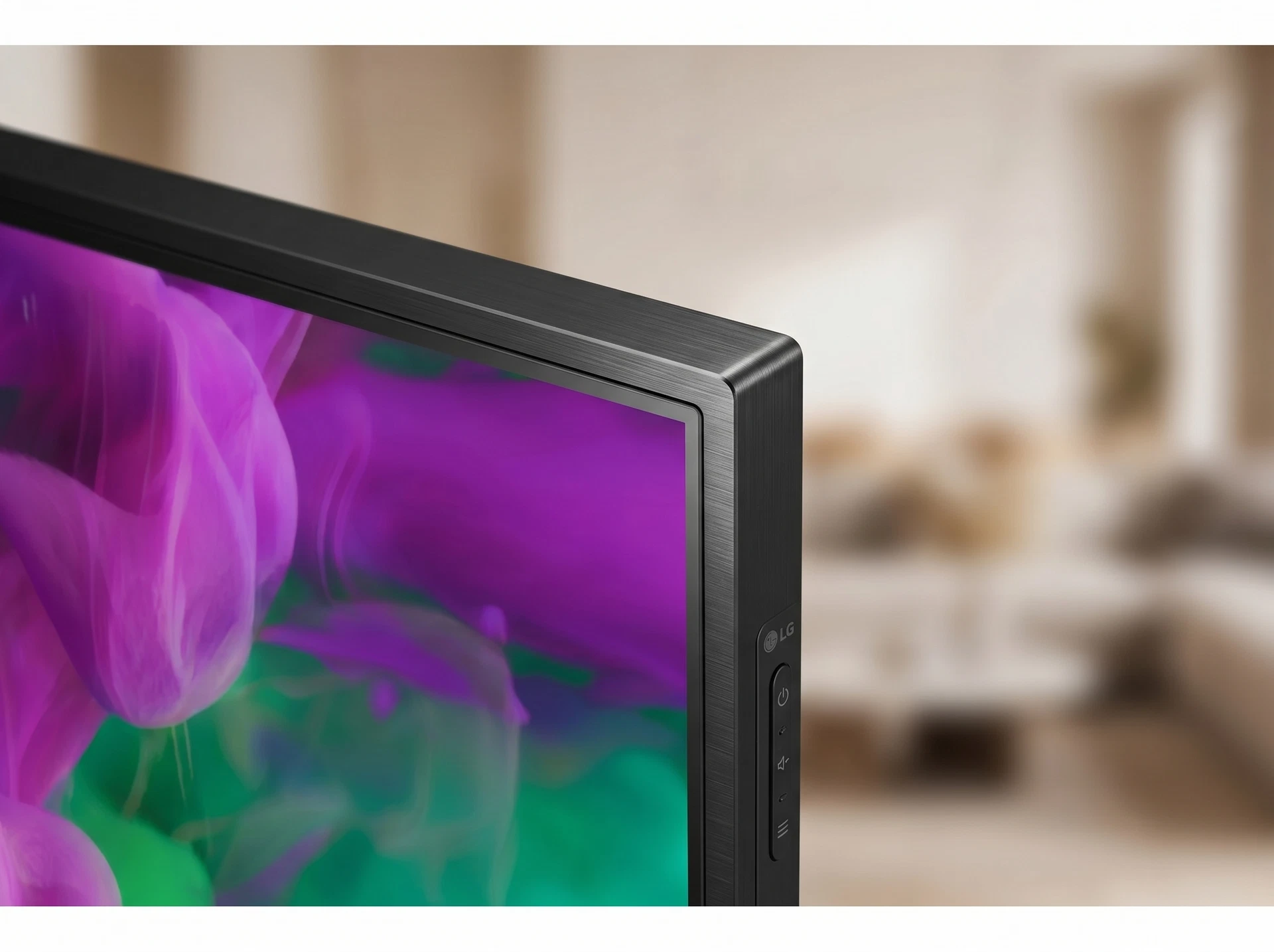 LG 100QNED85B6 100 дюймов в интерьере гостиной установка на подставке