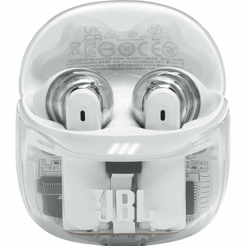 Беспроводные наушники Jbl Tune Flex 2 (TFLEX2GBLK), прозрачно-черный