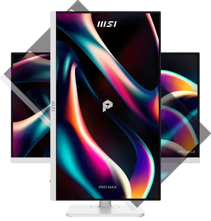 MSI PRO MAX 241PHW E14 монитор 24 дюйма IPS вид спереди