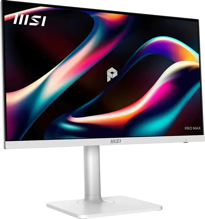 MSI PRO MAX 241PHW E14 вид сзади порты подключения DisplayPort HDMI USB-C