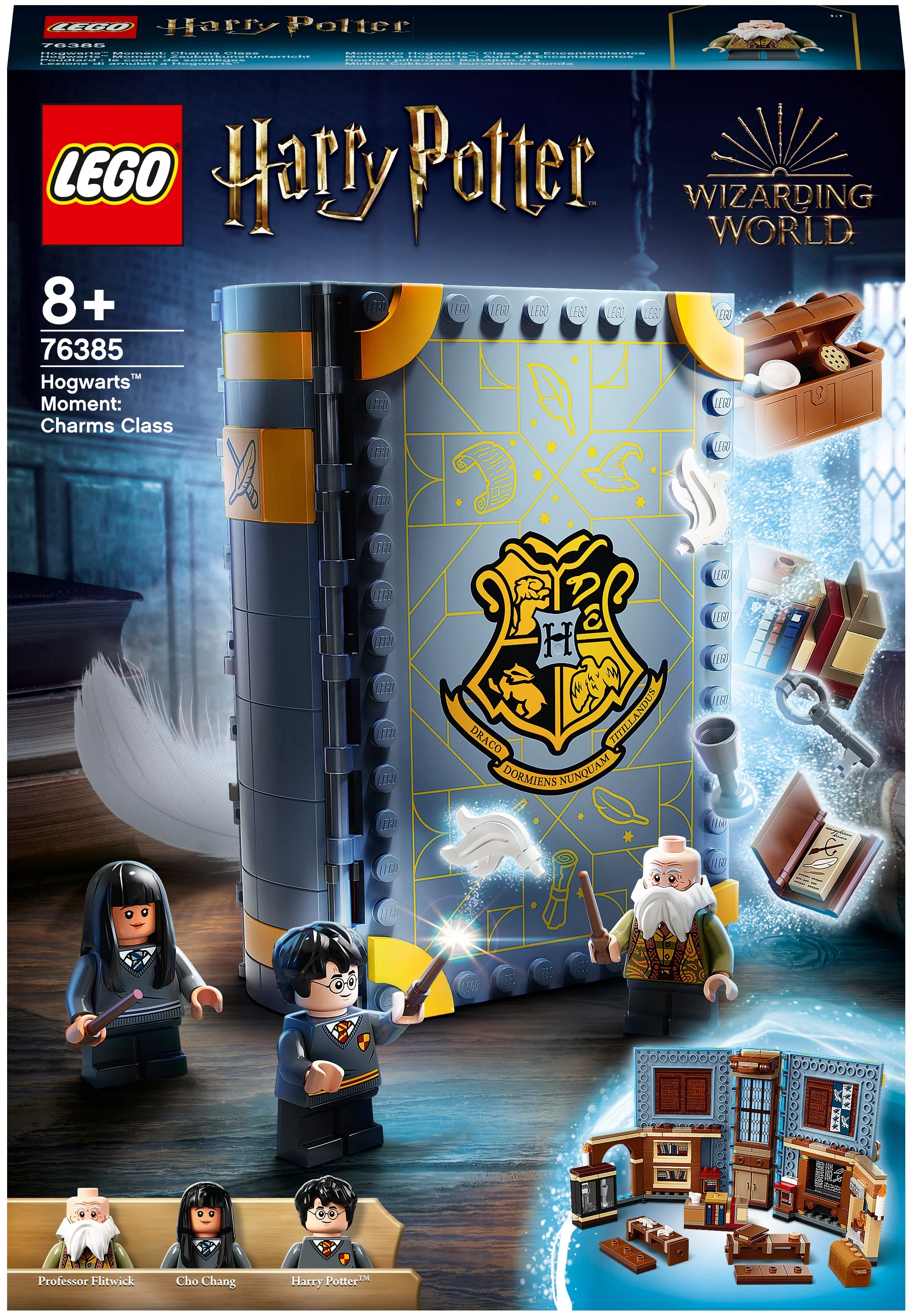 Конструктор LEGO Harry Potter 76385 Учёба в Хогвартсе: Урок заклинаний, 256 дет.