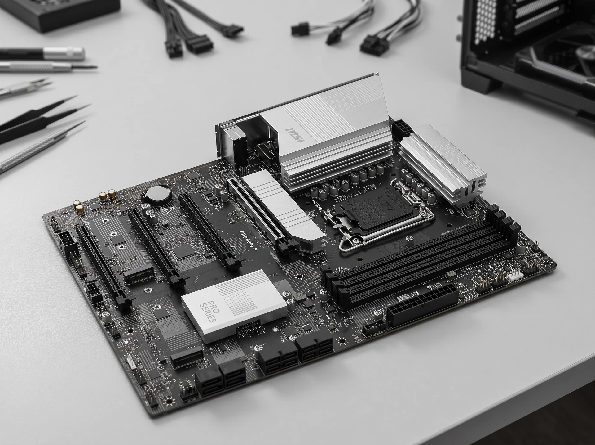 Материнская плата MSI Pro B860-p, Socket LGA 1851, Intel B860, ATX, RTL - фото в интерьере