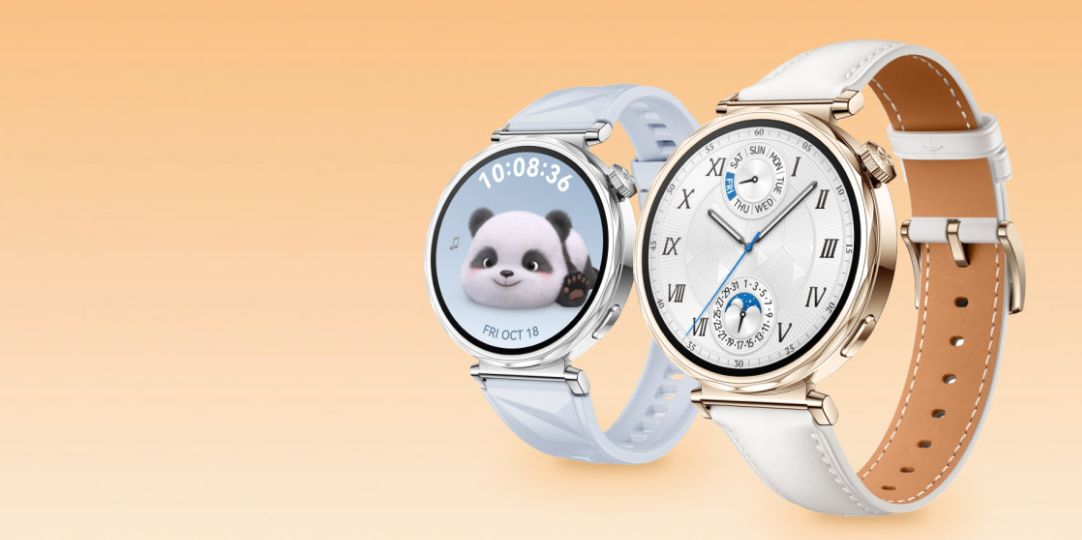 Huawei Watch GT 5 Jana-B19FC 41.3mm голубой — вид сзади, расположение датчиков