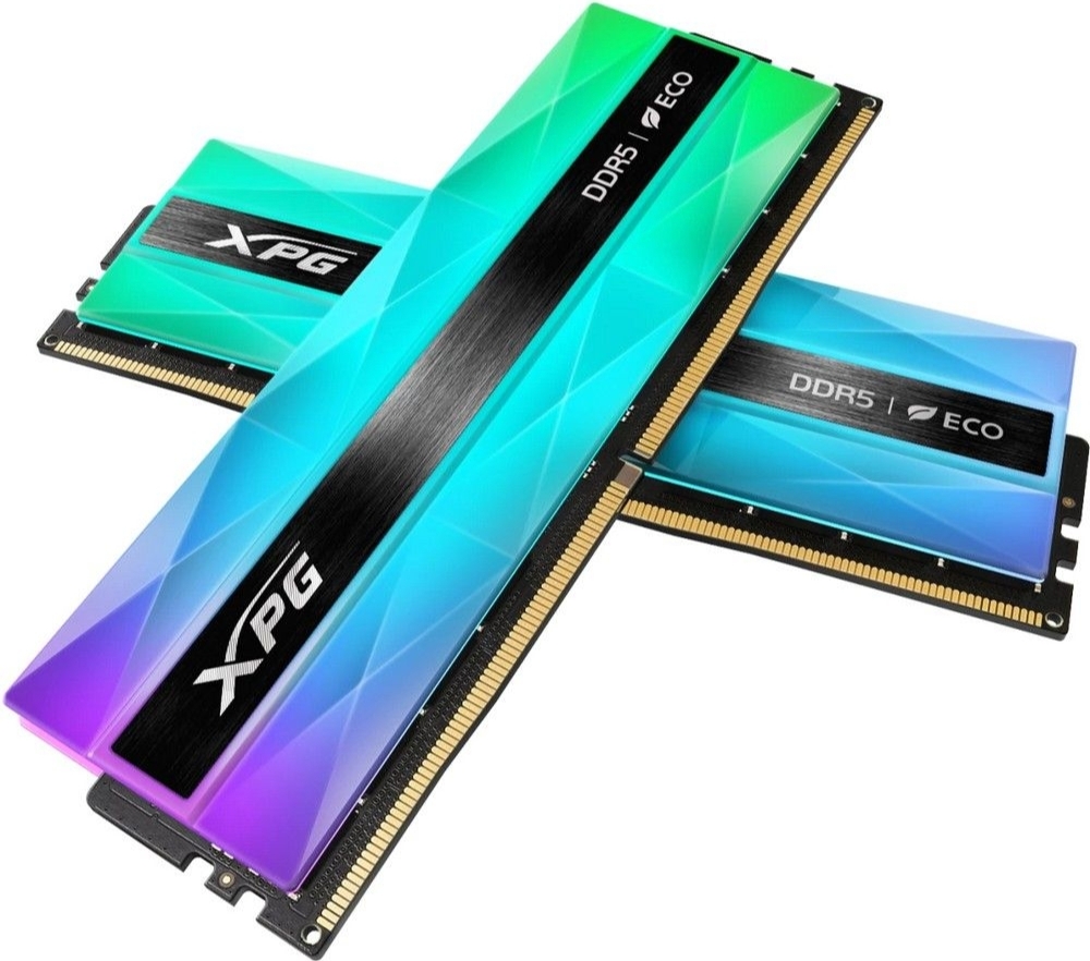 ADATA AX5U7200C3416G-DCLANRSG DDR5 радиатор серебристый крупный план