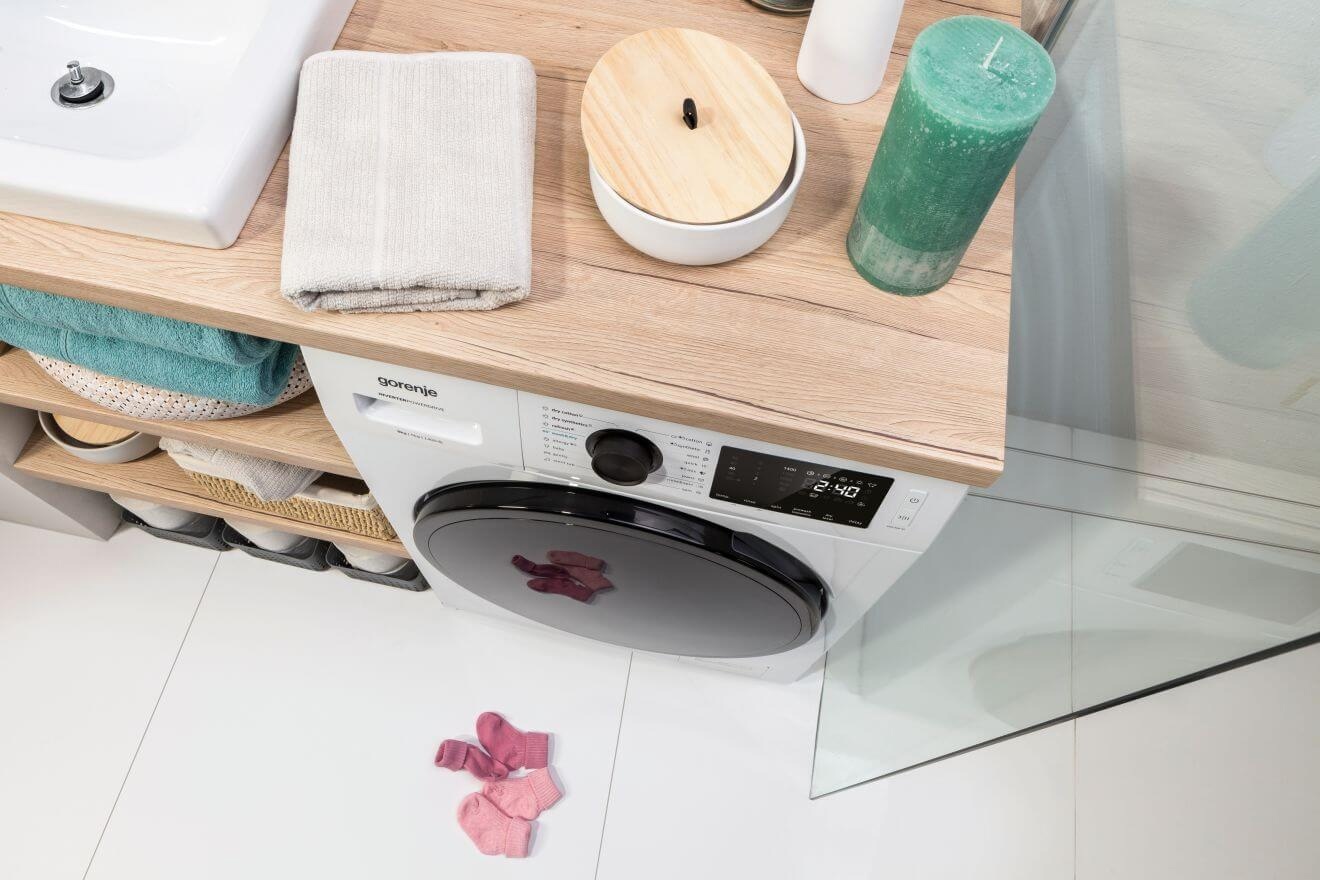 Gorenje W3D2A854ADS/R барабан RainDrop — волнообразная перфорация для равномерного распределения воды