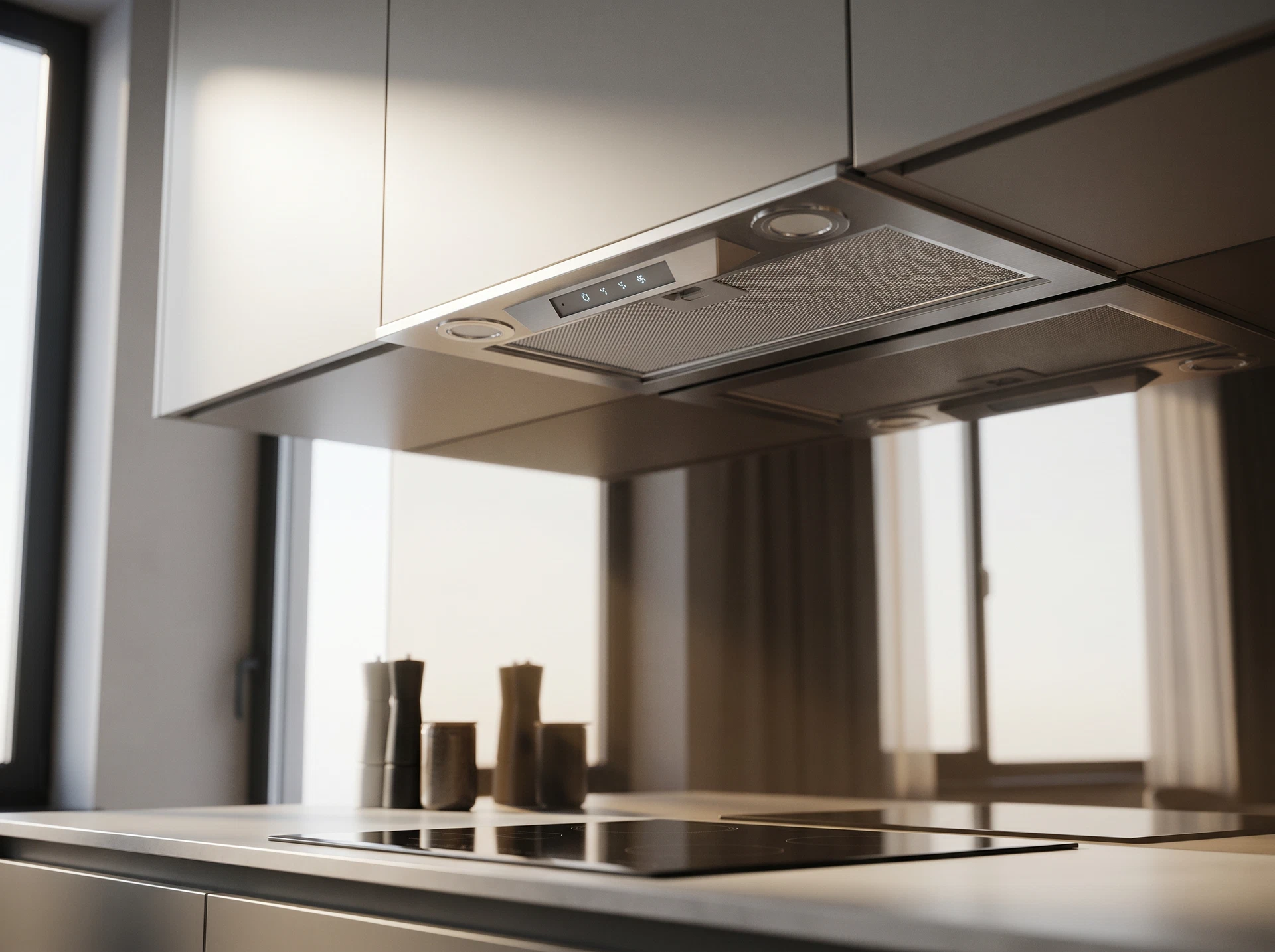 Встраиваемая вытяжка Kuppersberg Inlinea 52 нержавеющая сталь - фото в интерьере