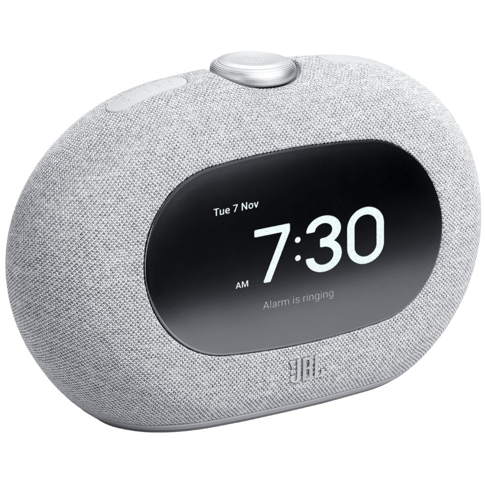 JBL Horizon 3 Grey &mdash; дисплей с временем, датой и уведомлением будильника, текстильная серая обивка