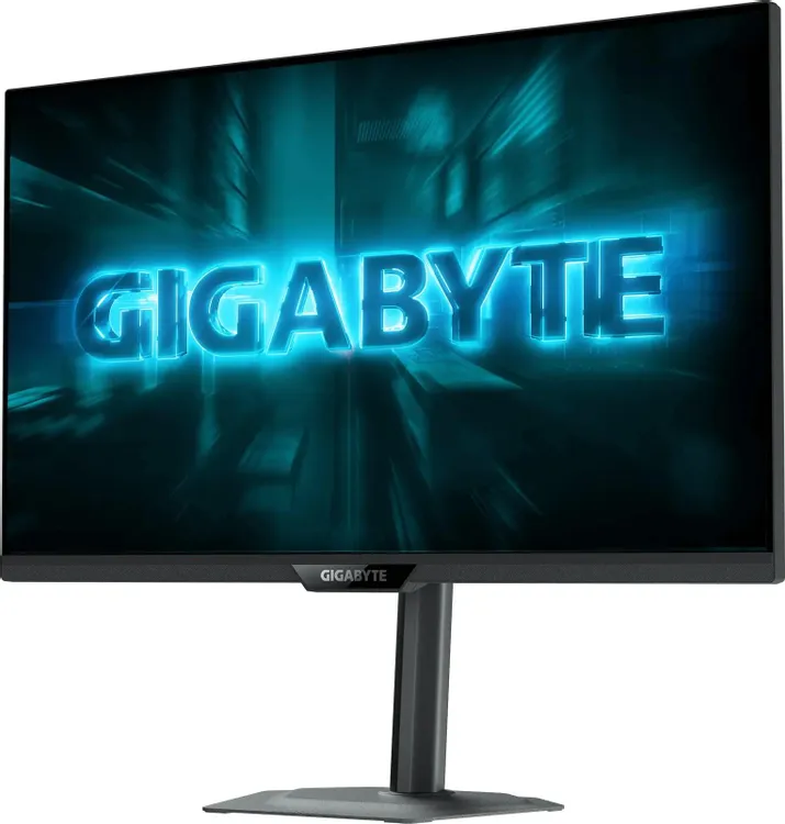 Gigabyte G27Q20 EK вид сбоку подставка регулировка наклона профиль корпуса