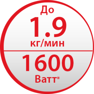 Moulinex Compact HV1 ME112832 производительность 1.9 кг/мин мощность 450 Вт