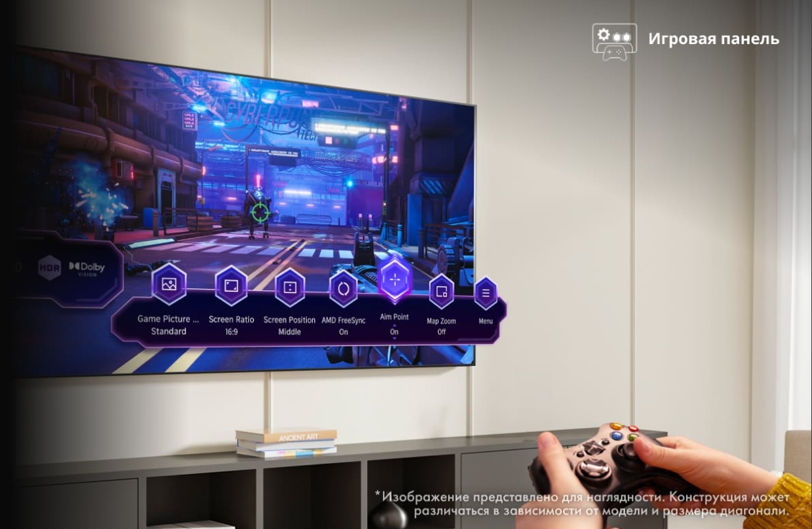 Hisense 43E77Q — дизайн и конструкция телевизора