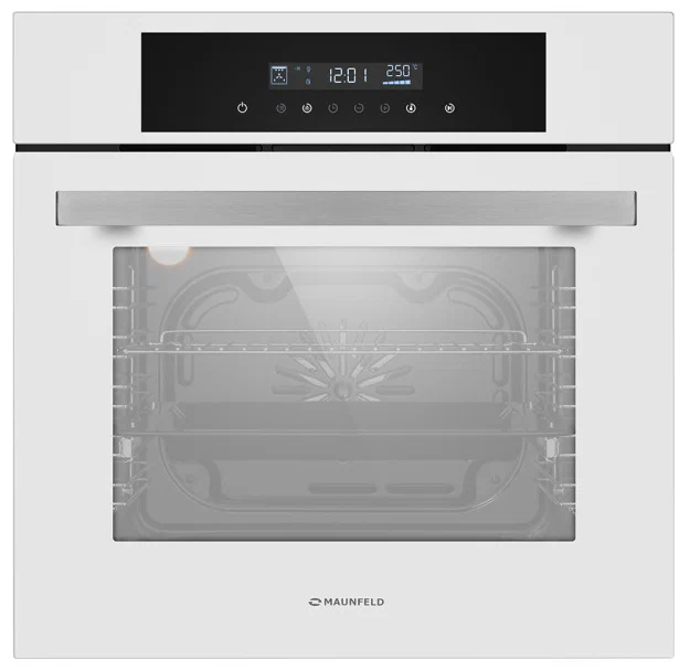 Maunfeld AEOD6063W белый встраиваемый духовой шкаф с сенсорной панелью и дисплеем