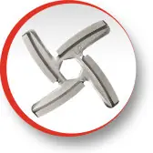 Moulinex ME105830 нож-лопасть металлический четырёхлезвийный