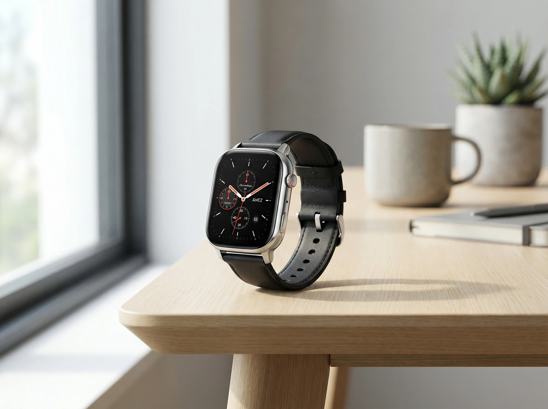 Смарт-часы Amazfit Active 2S A2440 черный/серебристый [6972596108825] - фото в интерьере