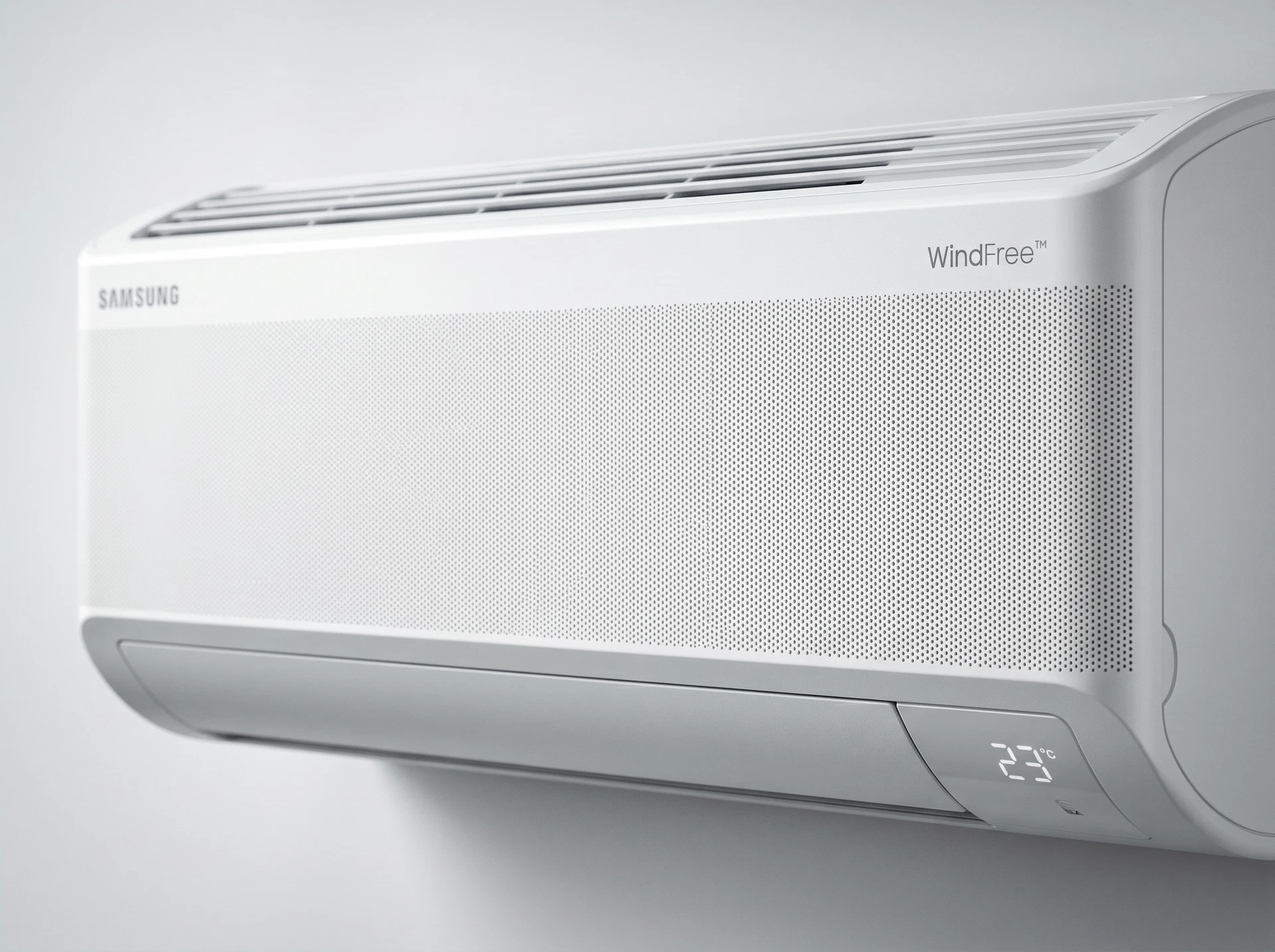 Samsung AR60F12C1DW настенная сплит-система на стене в современном интерьере