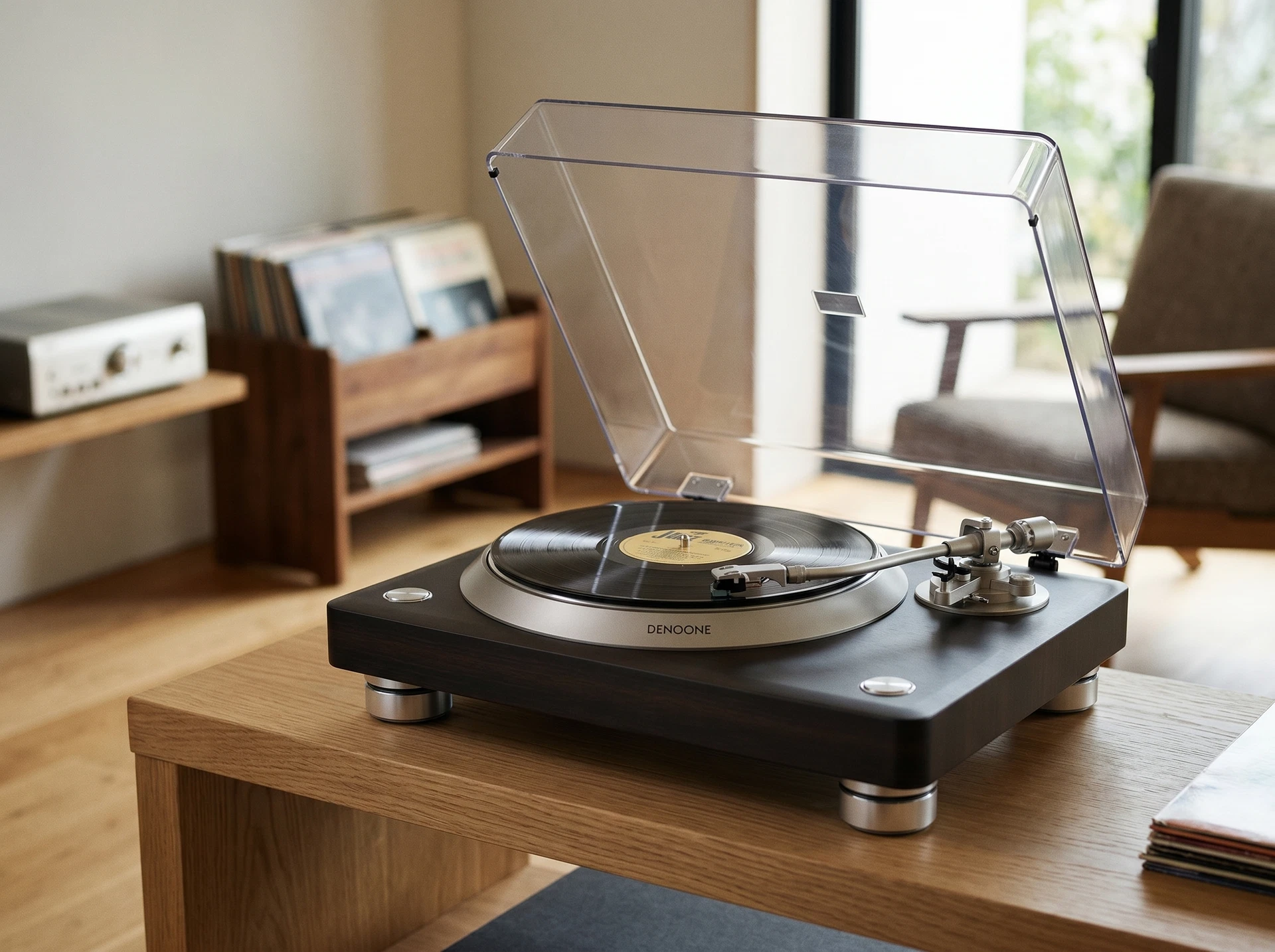 Проигрыватель винила Denon DP-3000NE - фото в интерьере