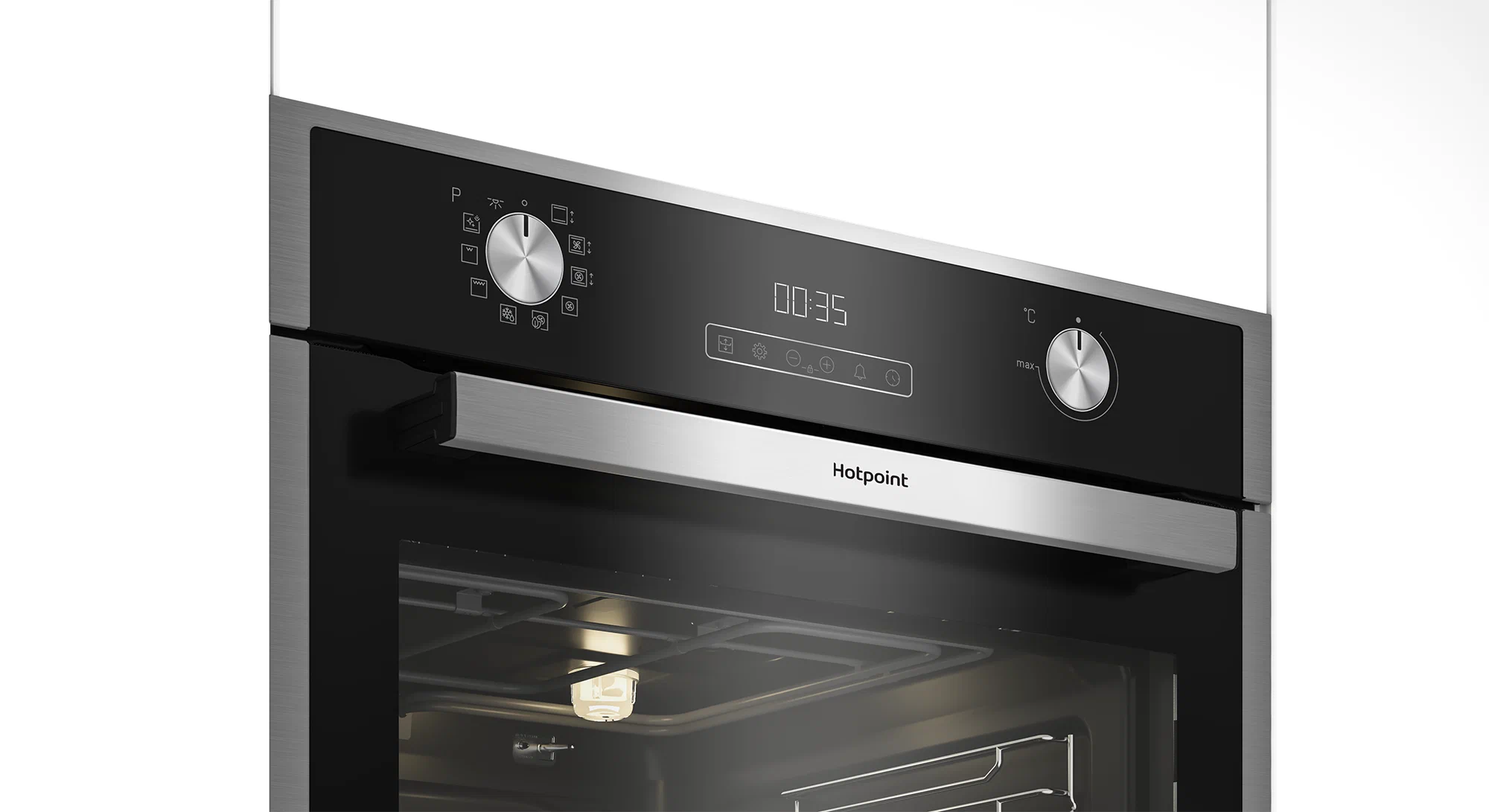 Электрический духовой шкаф Hotpoint FE9 834 JC IX, гриль/конвекция, серебристый