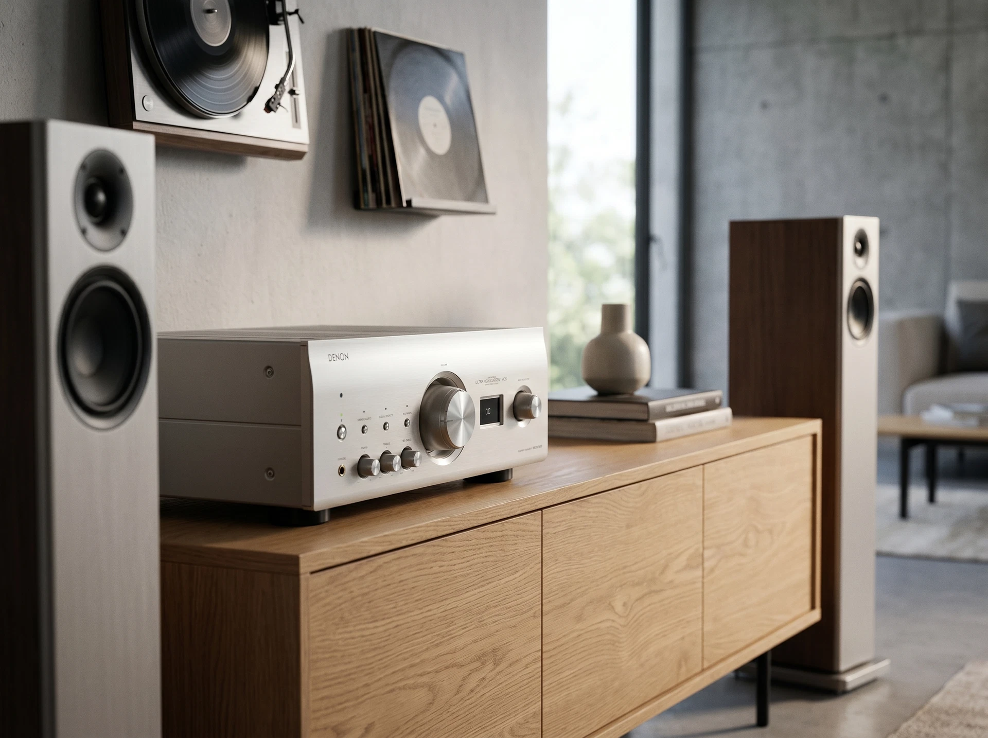 Denon PMA-3000NE Silver интегральный усилитель в аудиофильской системе